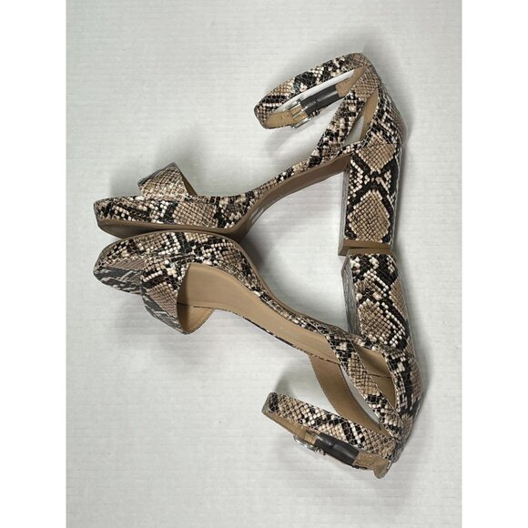 Chinese Laundry Womens Size 10 Snakeskin Print High Heel Sandals - Picture 13 of 14